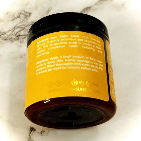 SAND N' SUNSET || Sandstone - Turmeric Face Sugar Scrub ⭐️NWT⭐️ - Picture 5 of 7